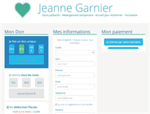 Tablet Screenshot of dons.jeanne-garnier.org